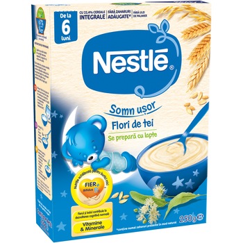 Cereale Nestle Somn Usor Flori de tei, 250g, de la 6 luni Cereale Nestle Somn Usor Flori de tei, 250g, de la 6 luni