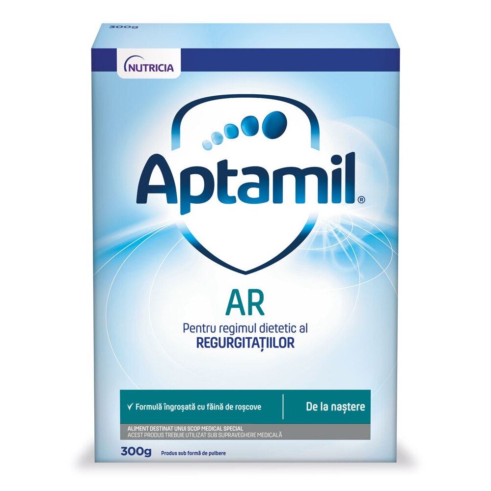 Lapte praf Aptamil AR, 300 g, de la nastere, Nutricia