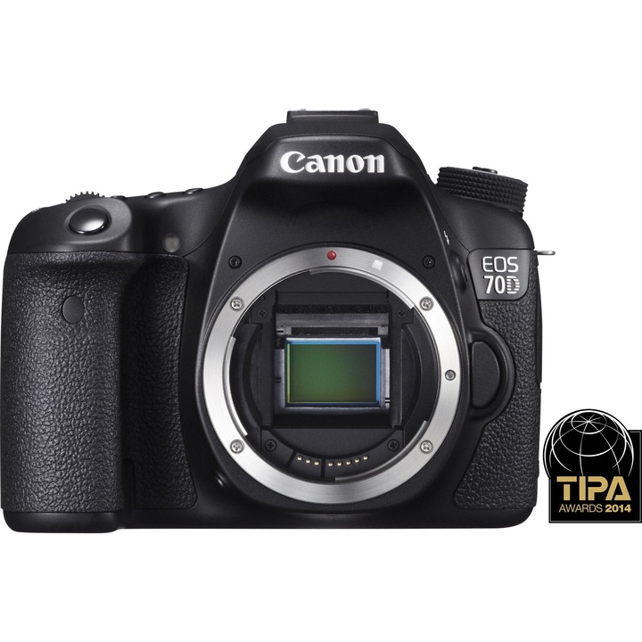 Aparat foto DSLR Canon EOS 70D, 20.2MP, Wi-Fi, Body
