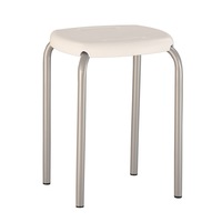 Scaun bucatarie BOOM Alu, Alb