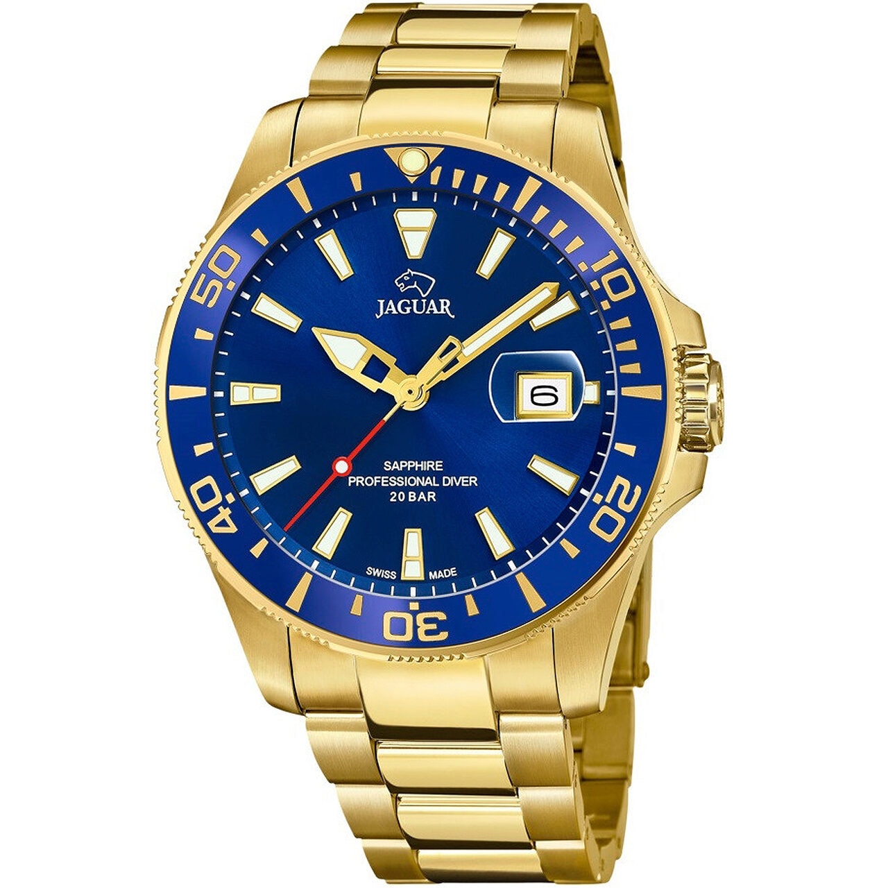 Ceas barbatesc Jaguar J877/1, Quartz, 44mm, 20ATM