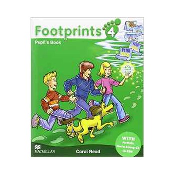 Footprints 4 Pupil's book Pack with: Stories and Song CD, CD-ROM, Portofolio Booklet - Carol Read Footprints 4 Pupil's book Pack with: Stories and Song CD, CD-ROM, Portofolio Booklet - Carol Read