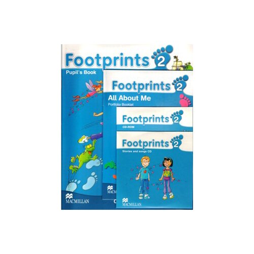 Footprints 2 Pupil's book Pack with: Stories and Song CD, CD-ROM, Portofolio Booklet - Carol Read