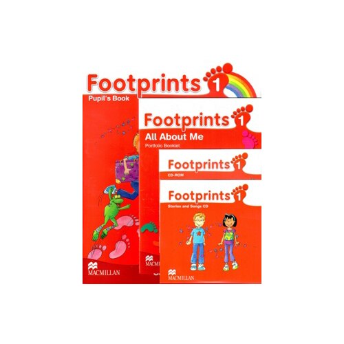 Footprints 1 Pupil's book Pack with: Stories and Song CD, CD-ROM, Portofolio Booklet - Carol Read