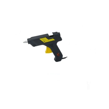 Pistol pentru lipit cu sistem electric de incalzire, 10 W, 2 batoane de adeziv 7,2x100 mm incluse, Negru-galben, JMB-BBL3456 Pistol pentru lipit cu sistem electric de incalzire, 10 W, 2 batoane de adeziv 7,2x100 mm incluse, Negru-galben, JMB-BBL3456
