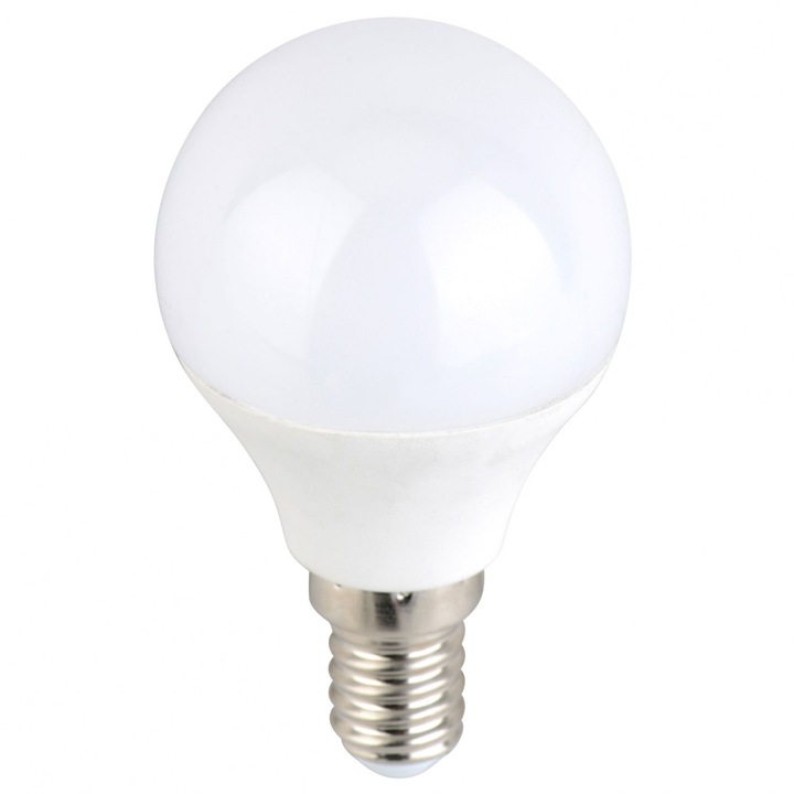 LED крушка G45 E14 6W 480lm, неутрална светлина 4500 K, Бяла, TLF-BBL3490