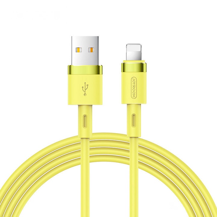 USB Joyroom - 2.4A 1,2m Lightning kábel (S-1224N2 sárga)