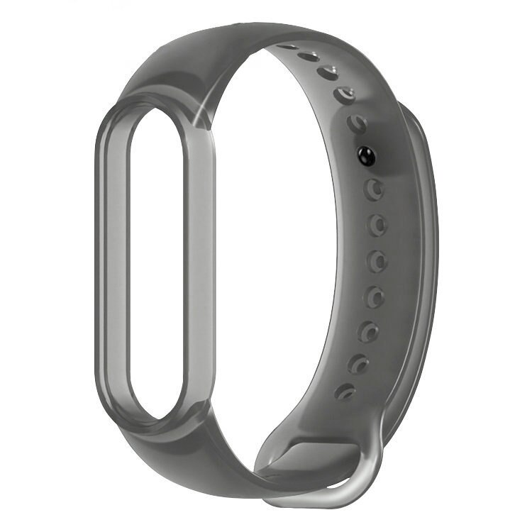 Curea de schimb Hurtel pentru Xiaomi Mi Band 5/6, Silicon, Gri