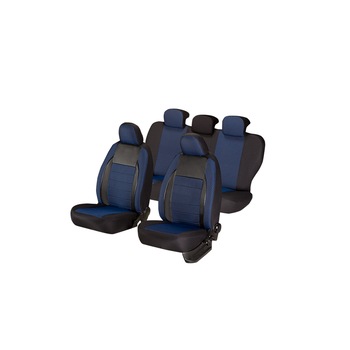 Huse scaune auto DACIA LOGAN ( 2004-2012) dAL Elegance Albastru Huse scaune auto DACIA LOGAN ( 2004-2012) dAL Elegance Albastru