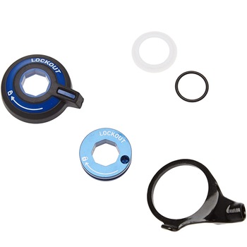 Kit Buton Compresie Furca RockShox, albastru, 5 piese Kit Buton Compresie Furca RockShox, albastru, 5 piese