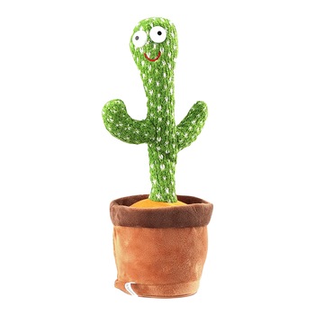 Jucarie interactiva Cactus Dansator, awwaline®, verde Jucarie interactiva Cactus Dansator, awwaline®, verde