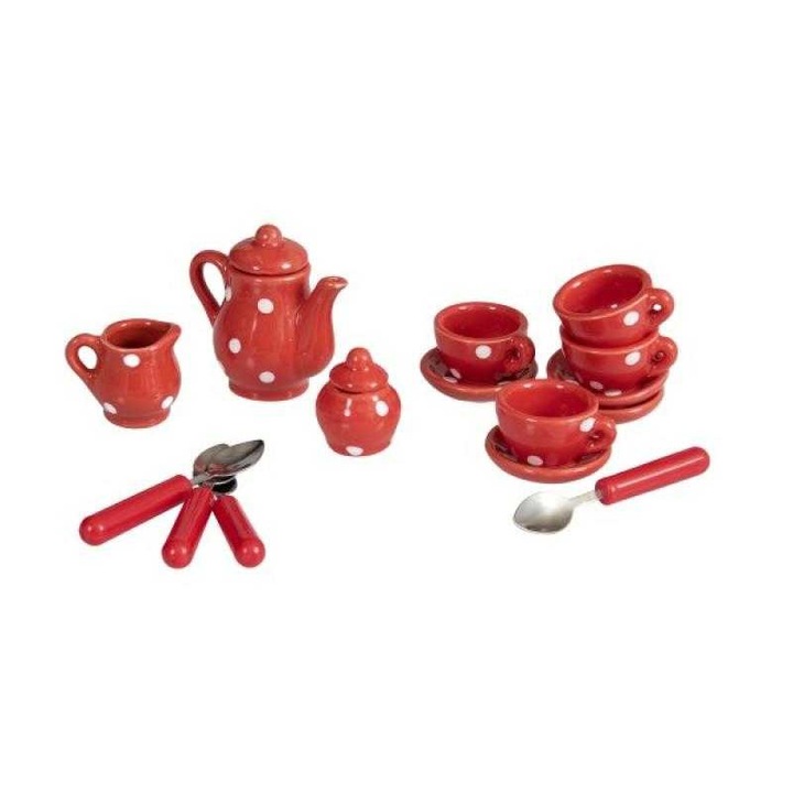 Tea porcelán miniatűr készlet Egmonttal