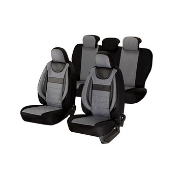 Huse scaune auto PEUGEOT 307 2000-2009 Dynamic Gri,11 piese Huse scaune auto PEUGEOT 307 2000-2009 Dynamic Gri,11 piese