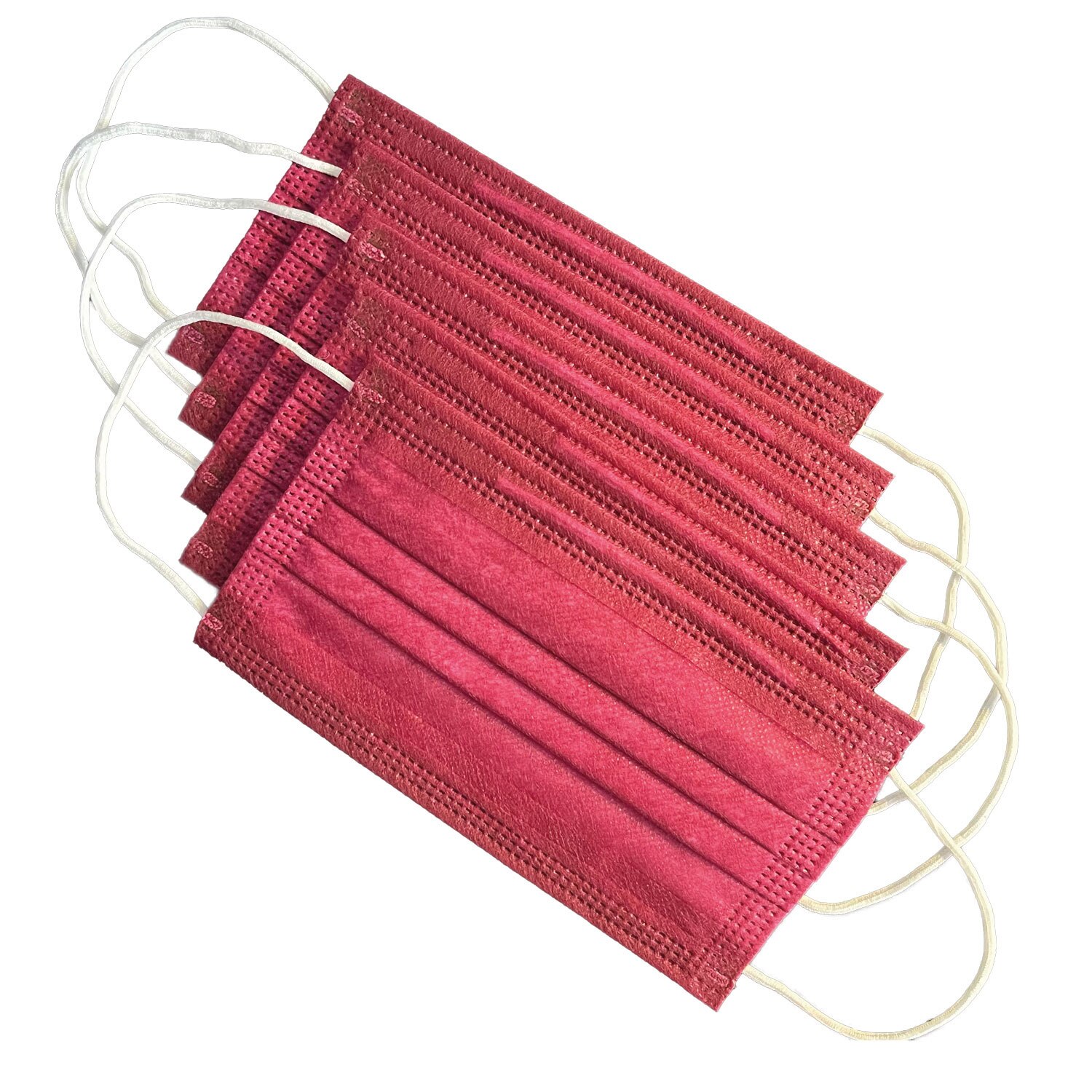 Set Masca Medicala TOVSAT, 4 straturi, BFE98%, TIp IIR - BURGUNDY (50BUC)