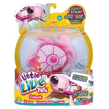 Jucarie interactiva Little Live Pets, Ice Cream Dessert, testoasa care inoata, 12cm, 4 ani+ Jucarie interactiva Little Live Pets, Ice Cream Dessert, testoasa care inoata, 12cm, 4 ani+