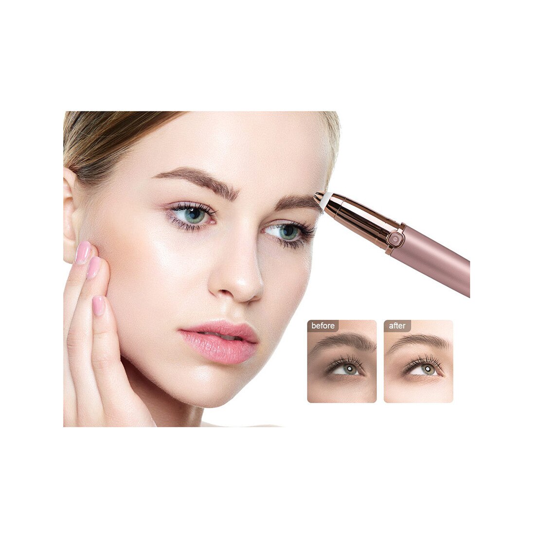 Szemöldökvágó, Anlan Electric, Rose Gold eMAG.hu