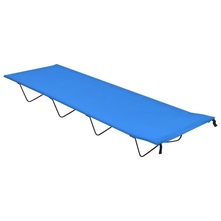 vidaXL kék oxford szövet és acél kempingágy 180 x 60 x 19 cm 312478