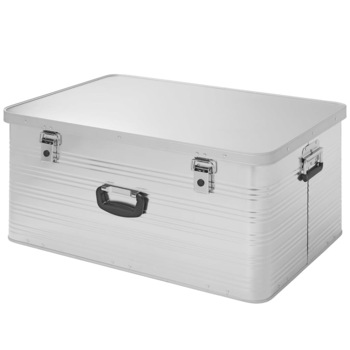 Valiza de transport 137 L, aluminiu 424762 Valiza de transport 137 L, aluminiu 424762