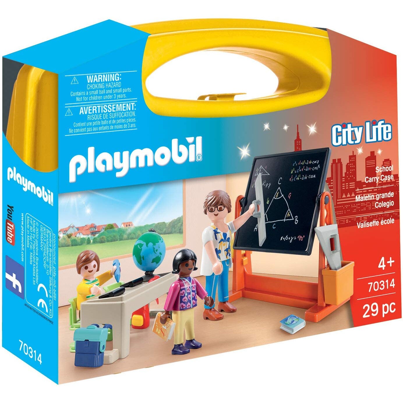 Set Playmobil Portabil City Life - Scoala