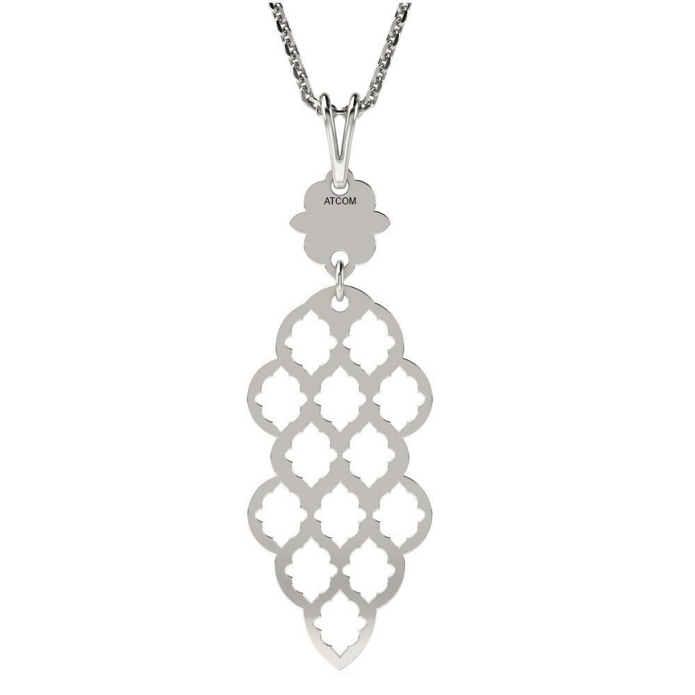 Lantisor cu pandantiv din argint model 62