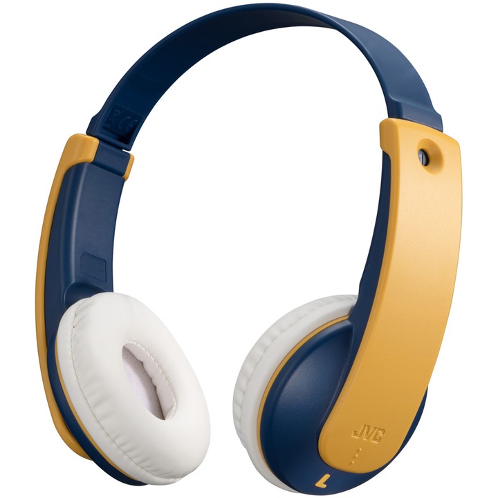 Аудио слушалки за деца On Ear JVC HA-KD10W-P-E, Wireless, Bluetooth, Автономия 16 часа, Жълт
