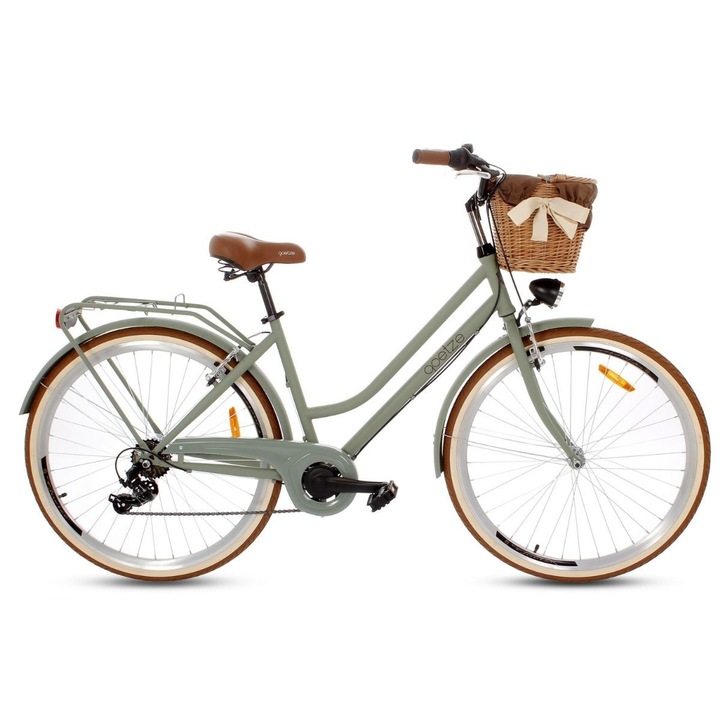 Bелосипед Goetze® Touring, 160-185 cm височина, 7 скоростен, колела 28", маслина