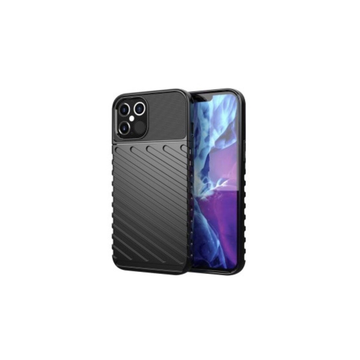 Husa TPU pentru iPhone 12, iPhone 12Pro, carcasa, Negru