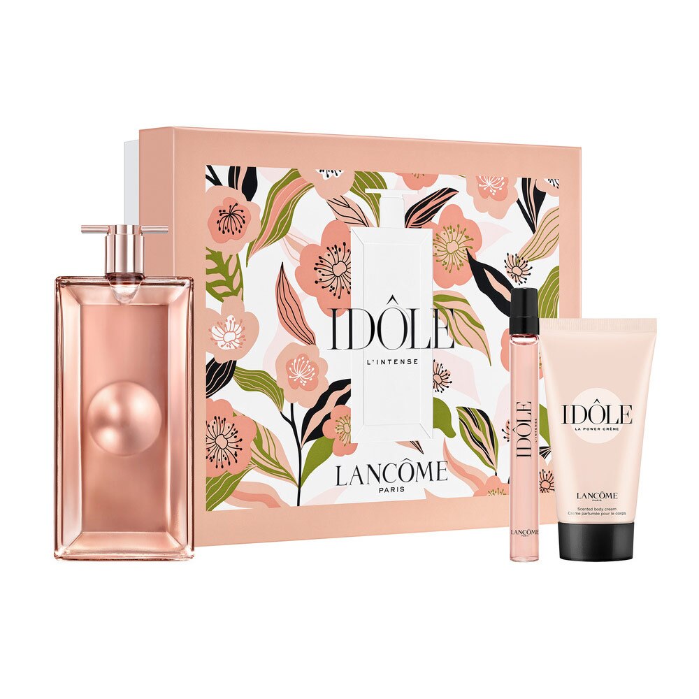 Set 3 produse, Lancome, Idol Intense EDP spray 50ml, EDP spray 10ml, Lotiune corp 50ml