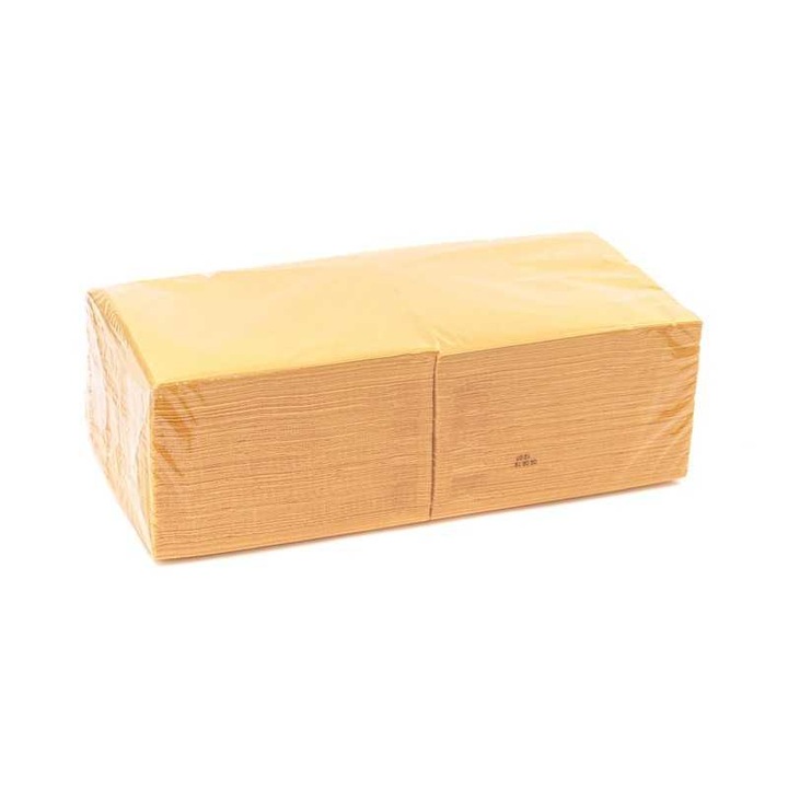 Servetele decorative 33x33 galbene, 2 straturi, 250foi/set