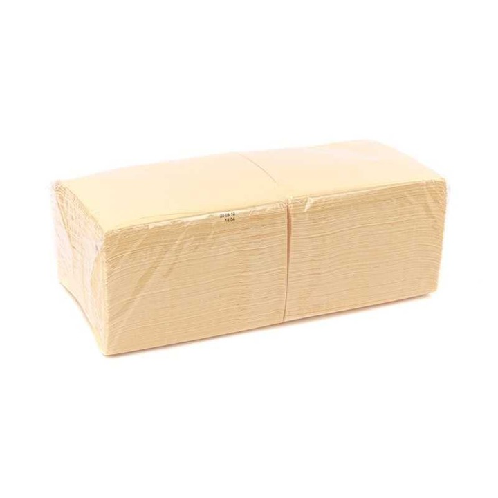 Servetele decorative 33x33 crem, 2 straturi, 250foi/set