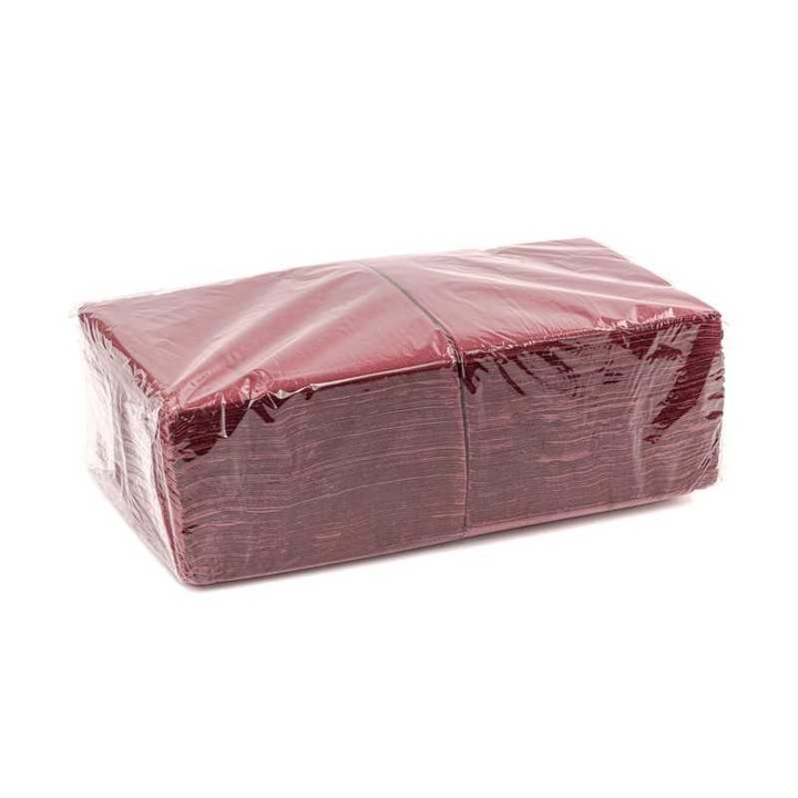 Servetele decorative 33x33 bordo, 2 straturi, 250foi/set