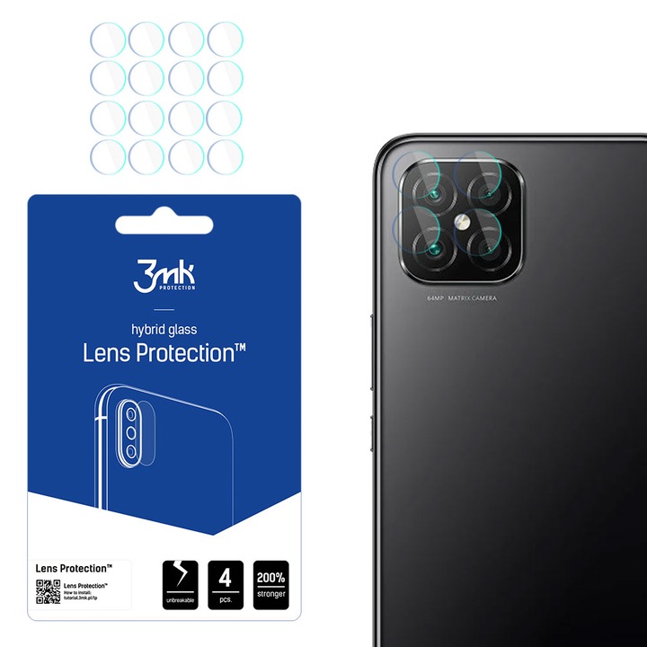 Комплект Протектор 3MK Lens Protection, за Honor Play 20 Pro, 4 броя