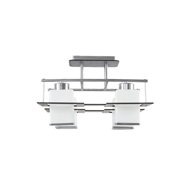 Lustra Kyoto Crom+Negru+Alb 4xE27 60W