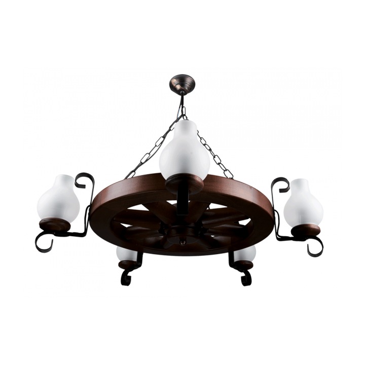 Elaria Wenge csillár D50 5xE14 40W