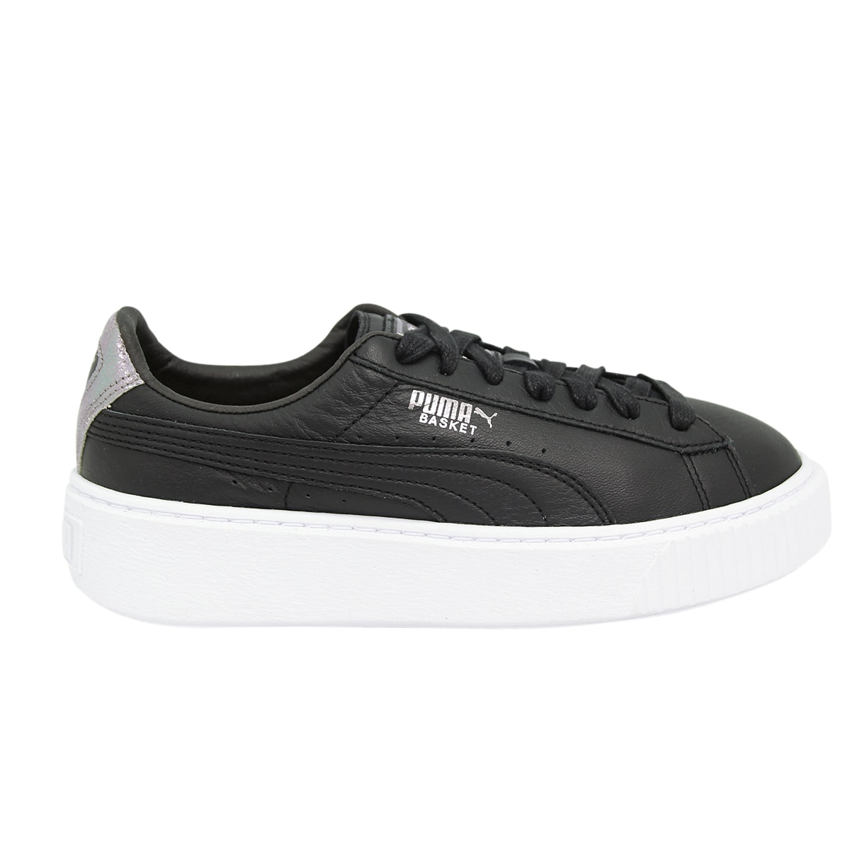 Pantofi sport din piele, Puma, Negru