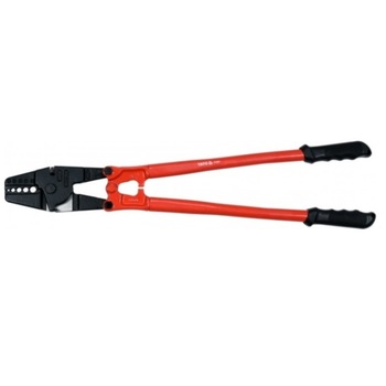 Cleste pentru sertizat cabluri otel YATO, lungime 600 mm, diametre 4, 6.5, 8, 9, 10 mm Cleste pentru sertizat cabluri otel YATO, lungime 600 mm, diametre 4, 6.5, 8, 9, 10 mm
