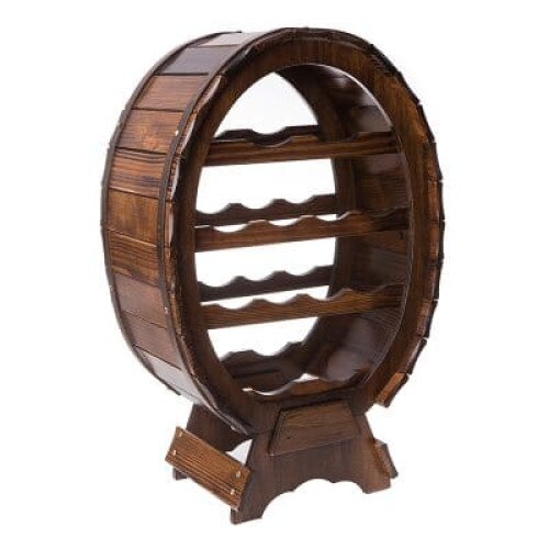 Suport lemn de pentru 12 sticle