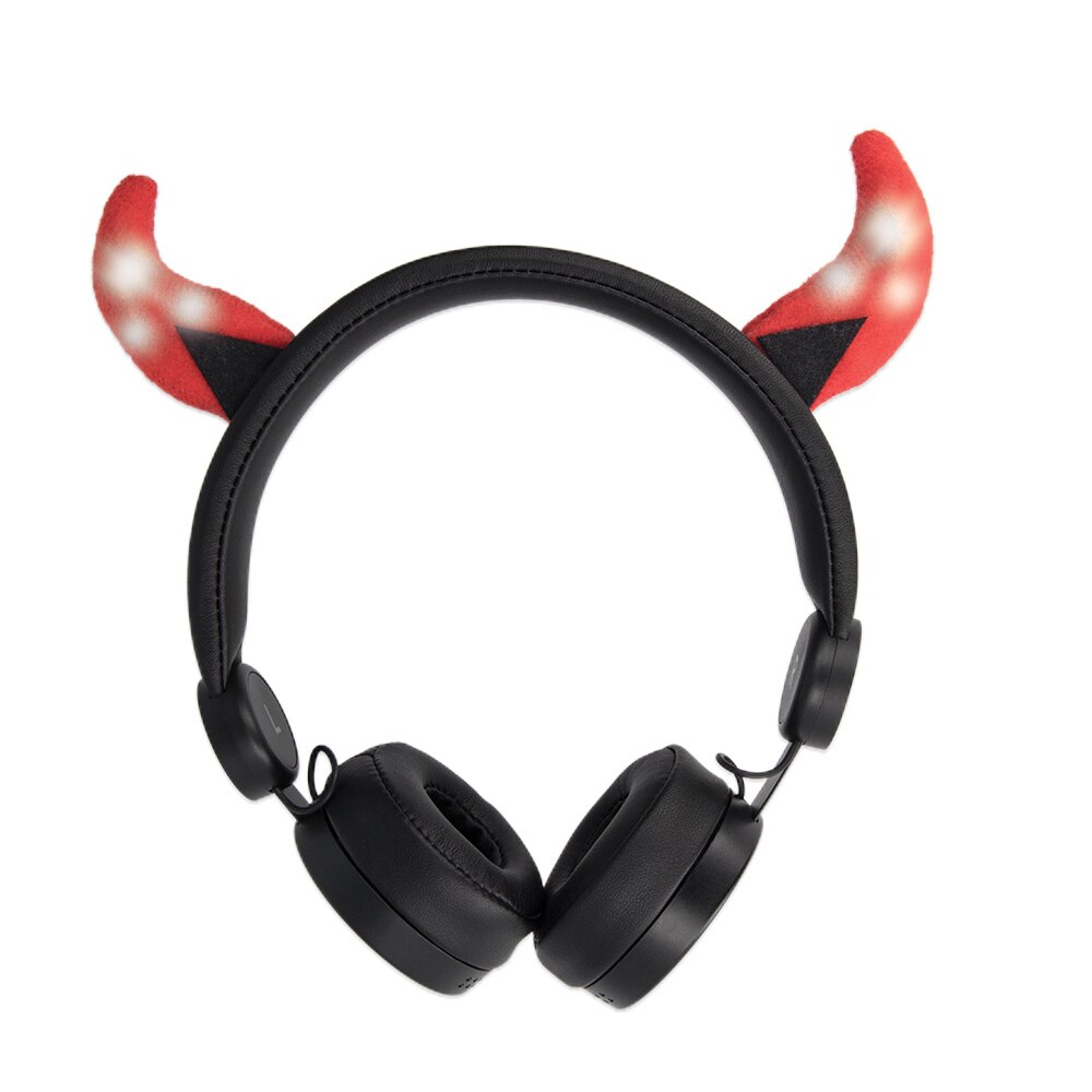 Casti On-ear forever devil AMH-100 (Cornite Dracusor) JACK 3.5mm Negru