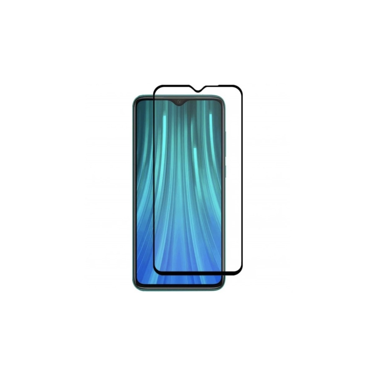 Folie de sticla securizata, compatibila cu Xiaomi Mi9X, Negru-Transparenta