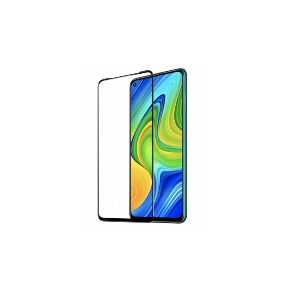 Folie de sticla securizata, compatibila cu Xiaomi POCO X3, Negru-Transparenta