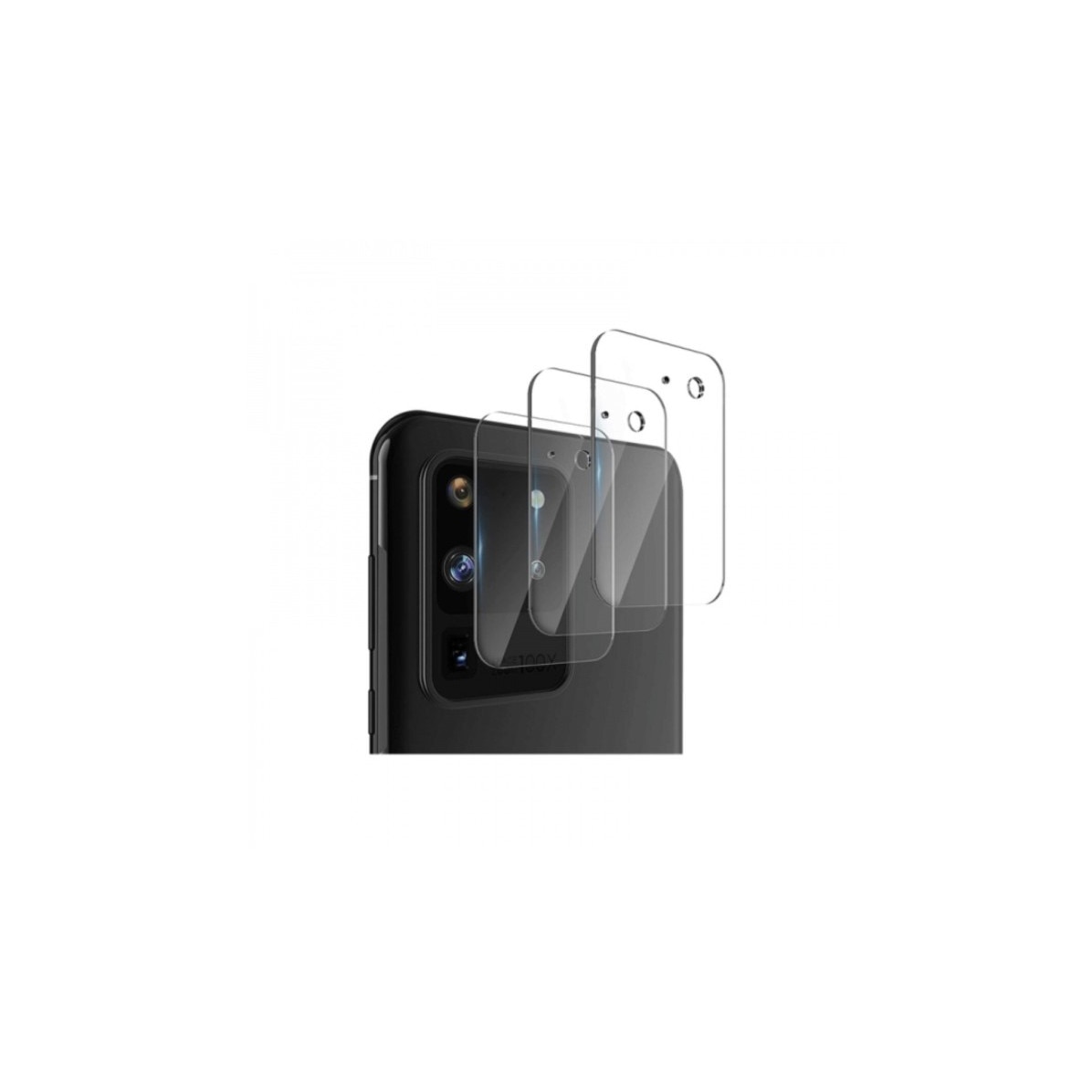 Folie de sticla securizata, pentru camera spate, compatibila cu Samsung S20 Ultra, Transparenta