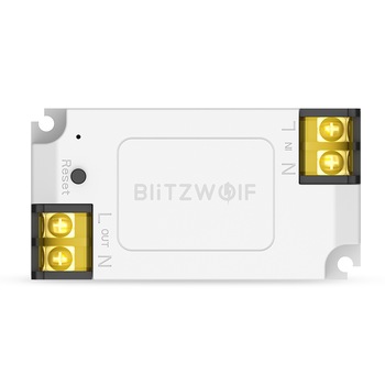 Releu inteligent BlitzWolf BW-SS1, Max 3300W, 15A, Control Vocal, Alb Releu inteligent BlitzWolf BW-SS1, Max 3300W, 15A, Control Vocal, Alb