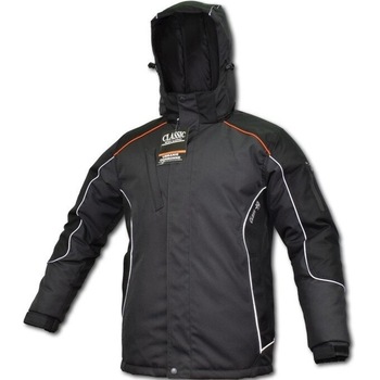 Jacheta Winlong Classic iarna, poliester, matlasata, impermeabila, cu gluga, negru cu gri, Interbabis, 3XL EU Jacheta Winlong Classic iarna, poliester, matlasata, impermeabila, cu gluga, negru cu gri, Interbabis, 3XL EU