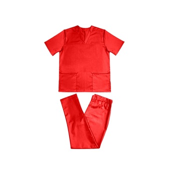 Costum medical Unisex, rosu, M 112 cm bust, Lca imbracaminte Costum medical Unisex, rosu, M 112 cm bust, Lca imbracaminte