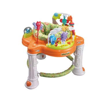 Premergatorcu pentru copii 2 in 1 Happy Jungle Walker 63567, Multicolor Premergatorcu pentru copii 2 in 1 Happy Jungle Walker 63567, Multicolor