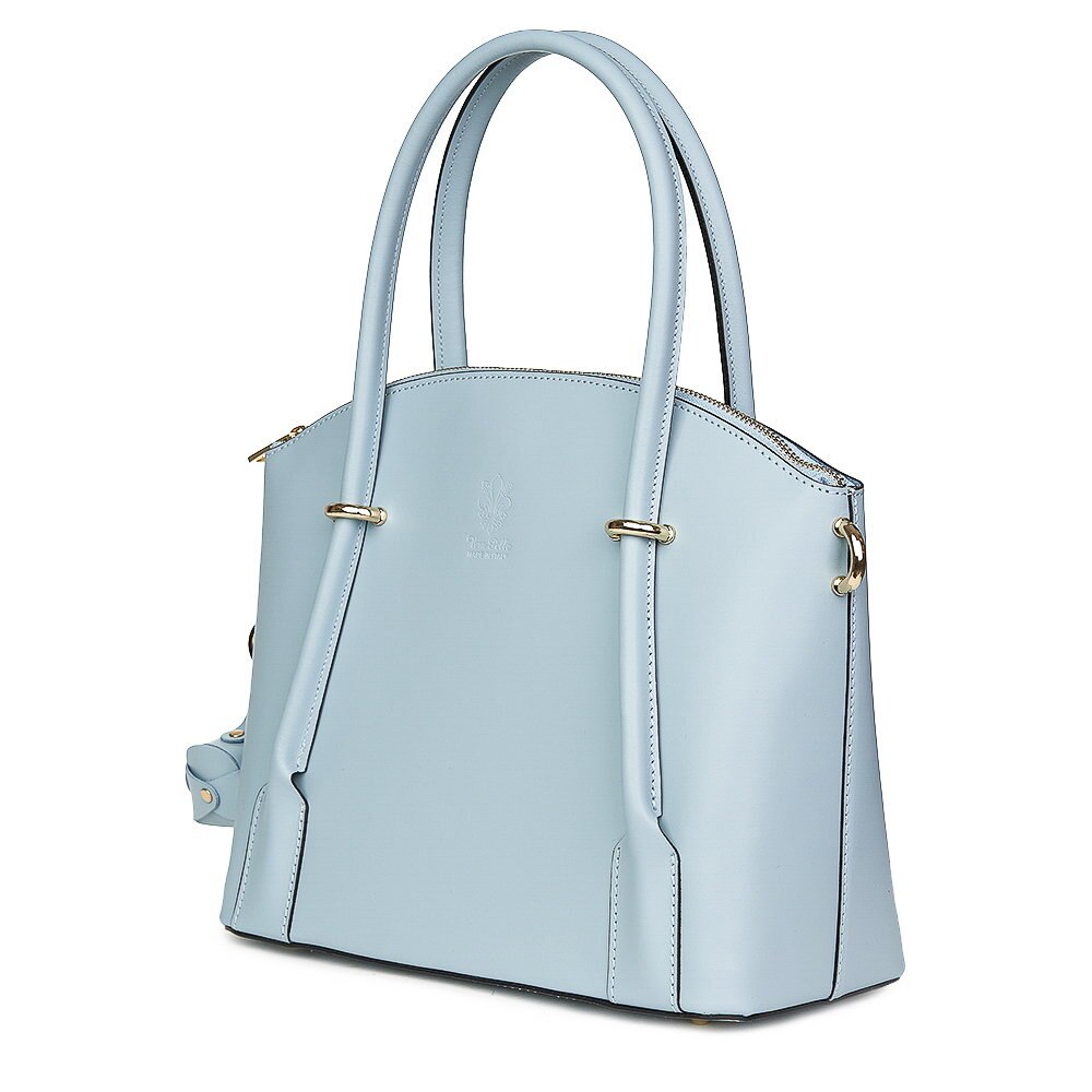 Geanta dama piele naturala Gabriella bleu