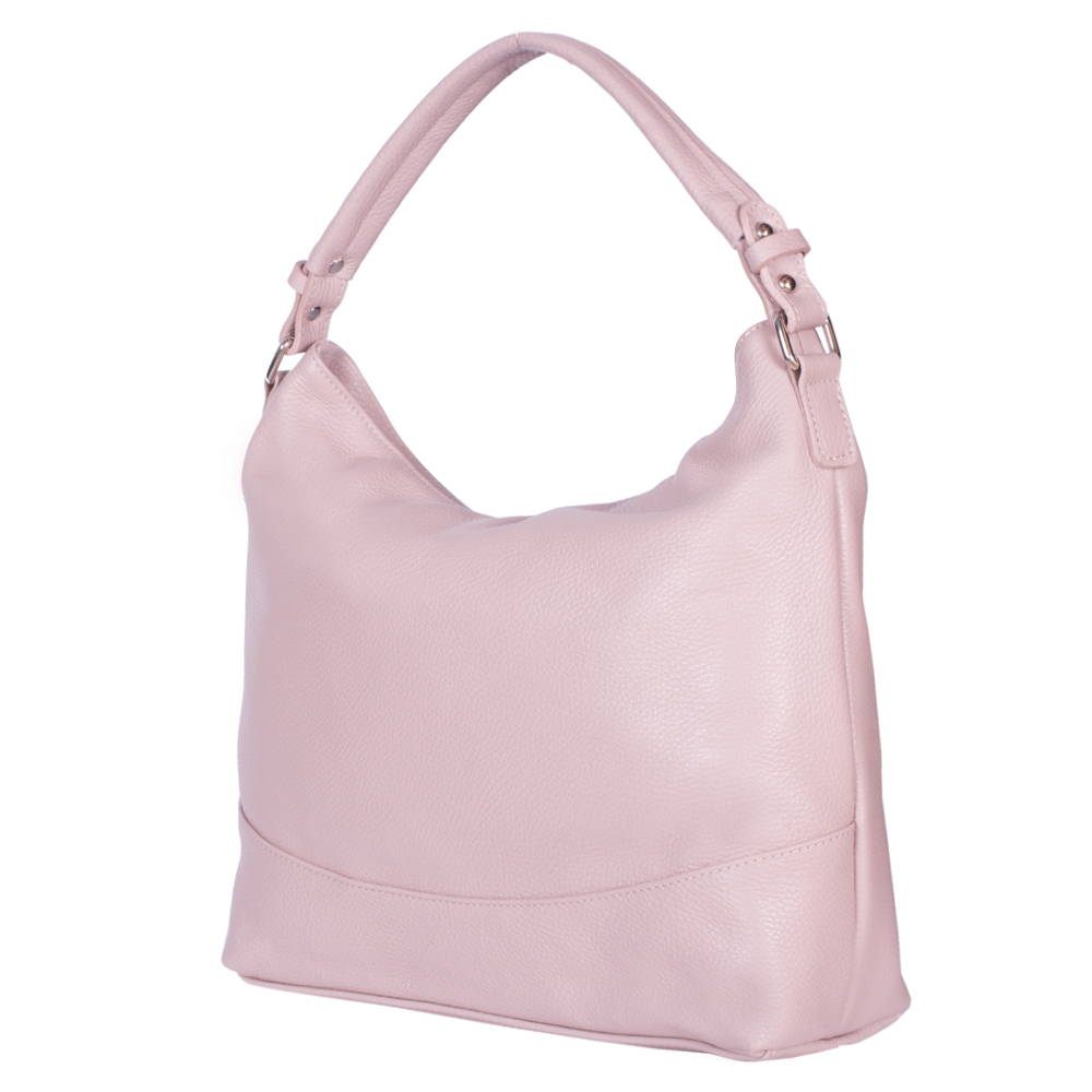 Geanta din piele naturala Andra roz