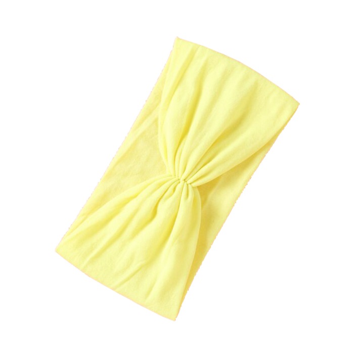 Bentita rasucita pentru fetite Galben