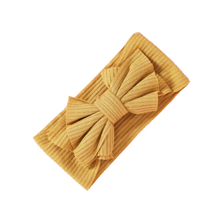 Bentita groasa cu funda Galben mustar