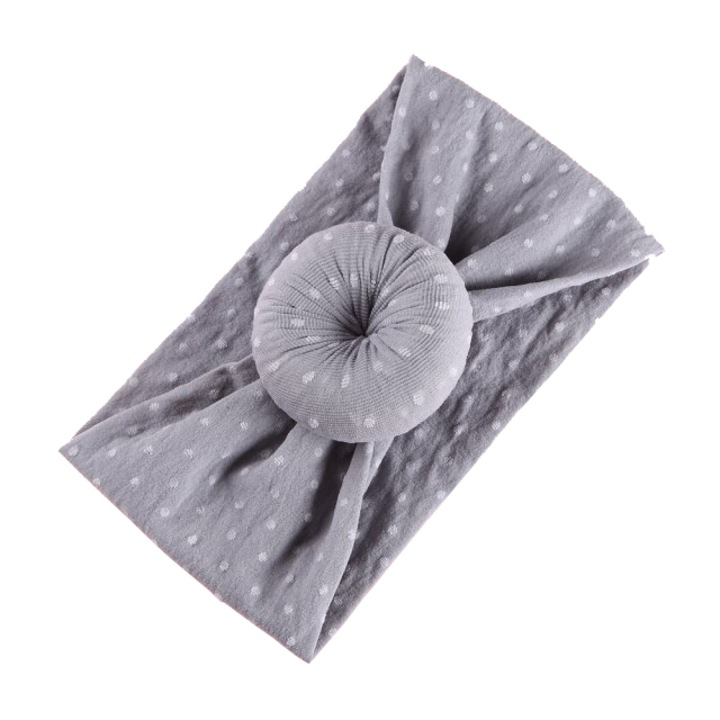 Bentita tip coc cu buline gri